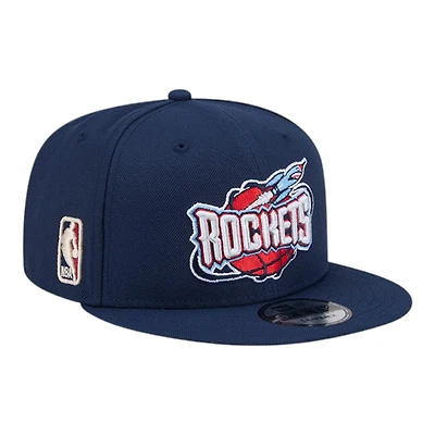 Houston Rockets Navy Hardwood Classic New Era 9FIFTY Snapback Hat