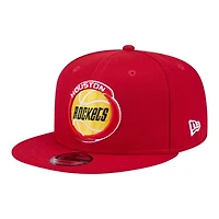 Houston Rockets Red Hardwood Classic New Era 9FIFTY Snapback Hat