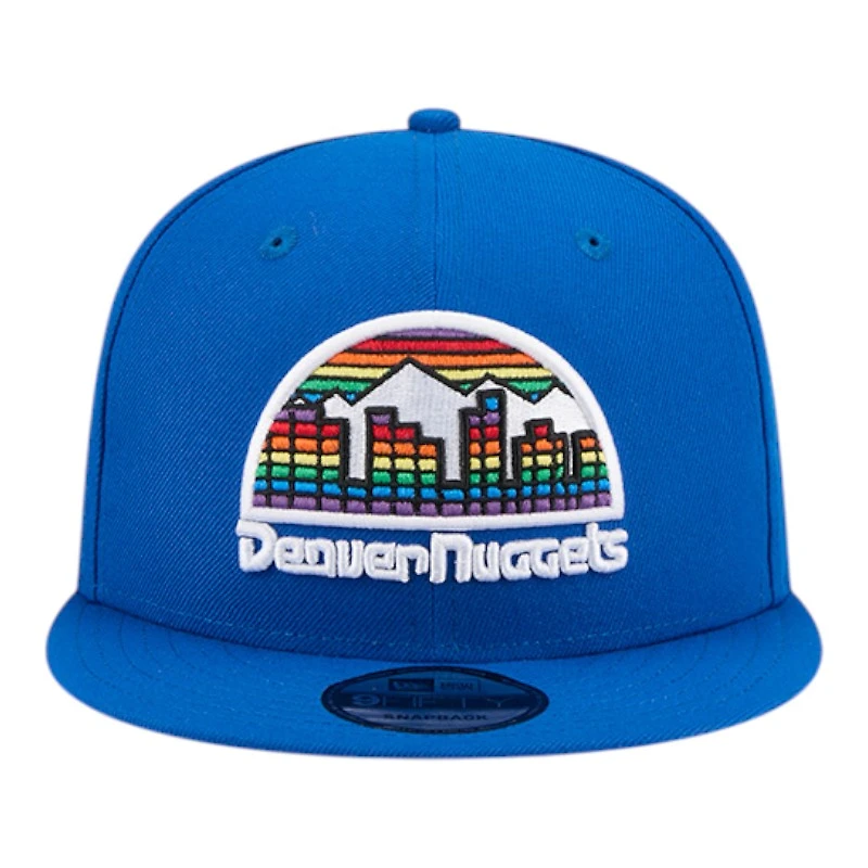 Denver Nuggets Royal Blue Hardwood Classic New Era 9FIFTY Snapback Hat