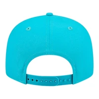 Charlotte Hornets Aqua Hardwood Classic New Era 9FIFTY Snapback Hat