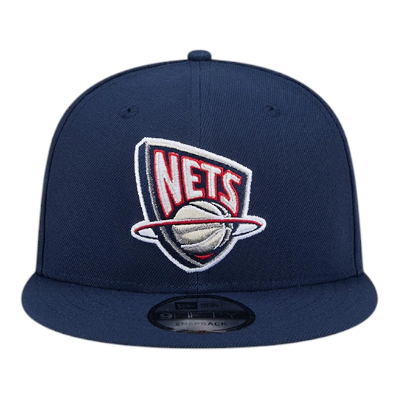 Brooklyn Nets Navy Hardwood Classic New Era 9FIFTY Snapback Hat