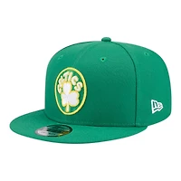 Boston Celtics Green Hardwood Classic New Era 9FIFTY Snapback Hat