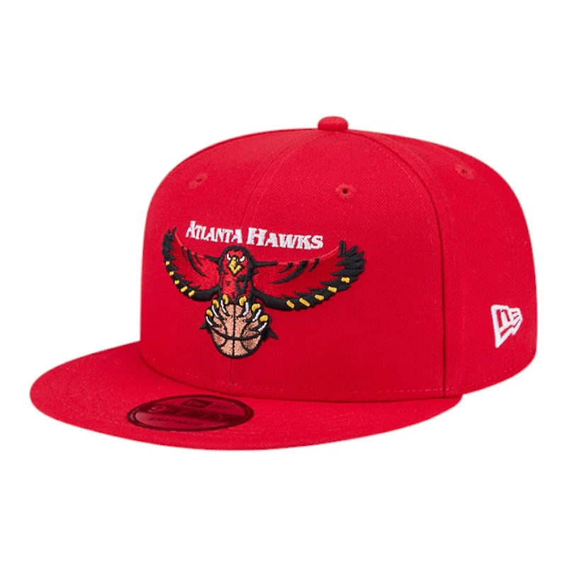 Atlanta Hawks Red Hardwood Classic New Era 9FIFTY Snapback Hat