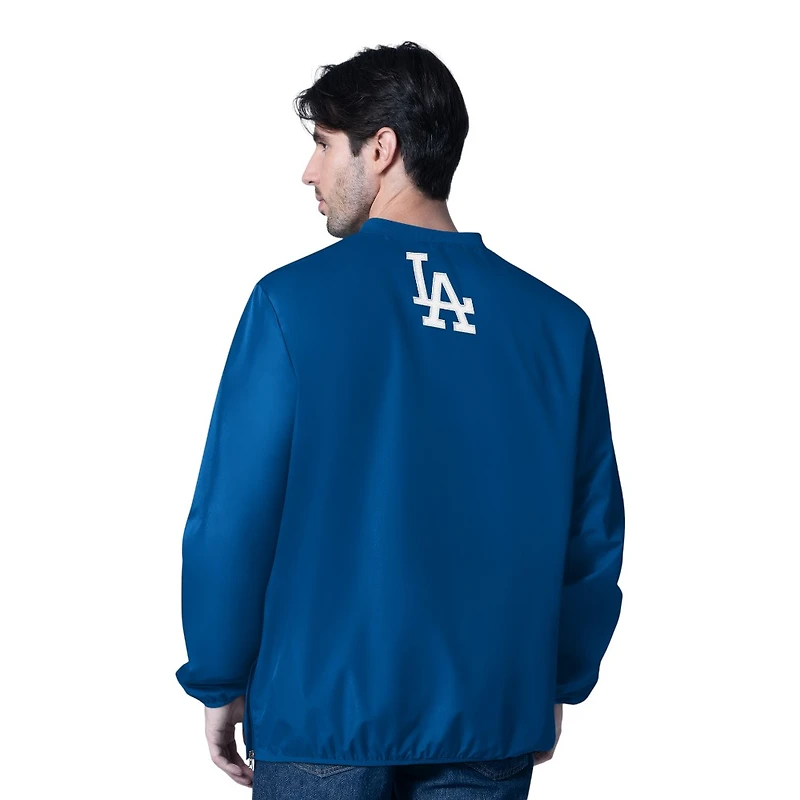 Los Angeles Dodgers Royal Blue Shooting Ball G-III V-Neck Windbreaker Jacket