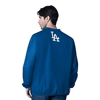 Los Angeles Dodgers Royal Blue Shooting Ball G-III V-Neck Windbreaker Jacket
