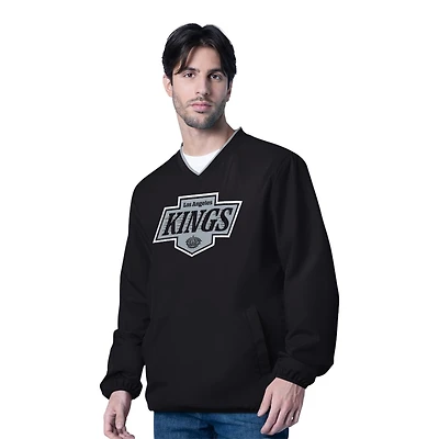 Los Angeles Kings Black G-III V-Neck Windbreaker Jacket