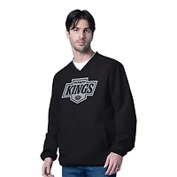 Los Angeles Kings Black G-III V-Neck Windbreaker Jacket