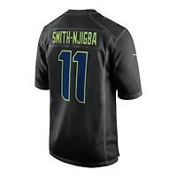 Seattle Seahawks Jaxon Smith-Njigba Super Bowl LX Patch Nike Carbon Black Fashion Game Jersey