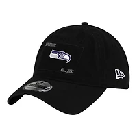 Seattle Seahawks Black Super Bowl LX Patch New Era 9TWENTY Adjustable Hat
