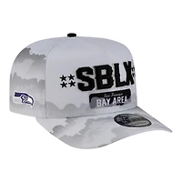 Seattle Seahawks White Super Bowl LX Tarmac New Era 9FIFTY Snapback Hat