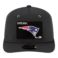 New England Patriots Charcoal Super Bowl LX Opening Night New Era 9SEVENTY Adjustable Hat