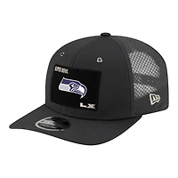Seattle Seahawks Charcoal Super Bowl LX Opening Night New Era 9SEVENTY Adjustable Hat