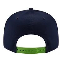 Seattle Seahawks College Navy Super Bowl LX Patch New Era 9FIFTY Snapback Hat