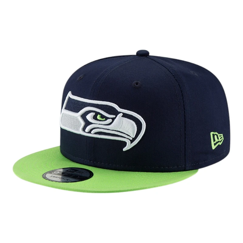 Seattle Seahawks College Navy Super Bowl LX Patch New Era 9FIFTY Snapback Hat