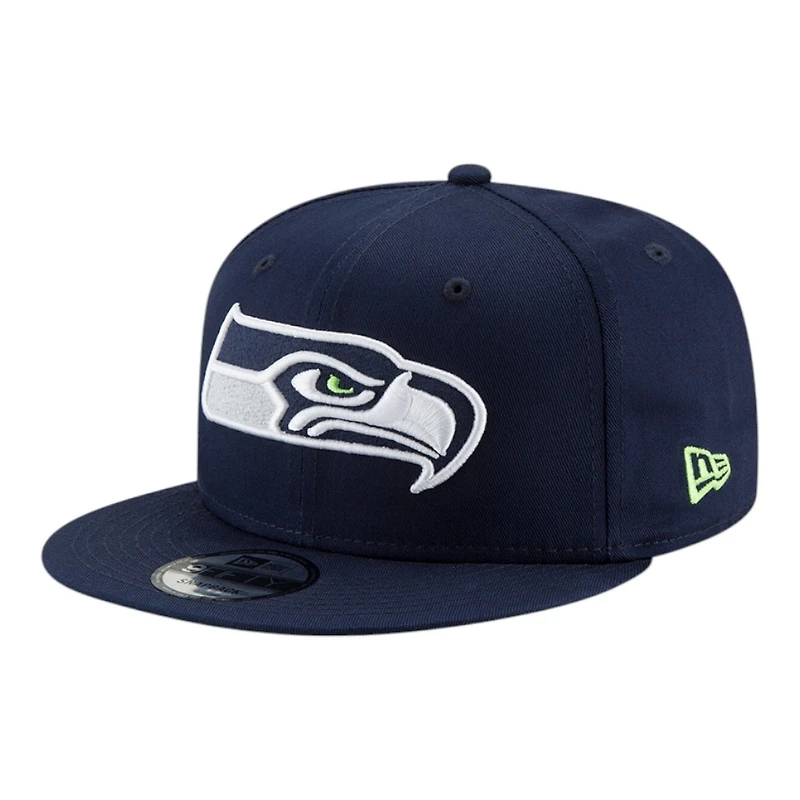 Seattle Seahawks College Navy Super Bowl LX Patch New Era 9FIFTY Snapback Hat