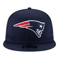 New England Patriots Navy Super Bowl LX Patch New Era 9FIFTY Snapback Hat