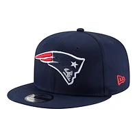 New England Patriots Navy Super Bowl LX Patch New Era 9FIFTY Snapback Hat