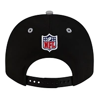 New England Patriots Black 2025 AFC Champions Locker Room Trophy Collection New Era 9FIFTY A-Frame Snapback Hat