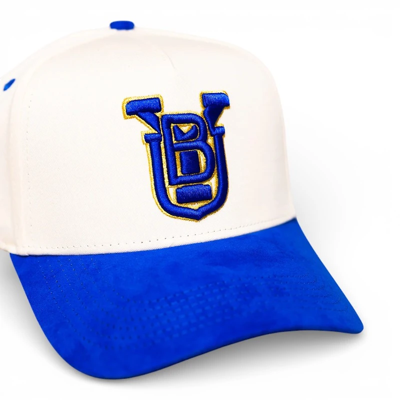 BYU Cougars Royal OG Gold Suede Woodn Grail A-Frame Snapback Hat