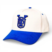 BYU Cougars Royal OG Gold Suede Woodn Grail A-Frame Snapback Hat
