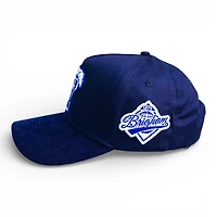 BYU Cougars Navy Beatdigger Corduroy Woodn Grail A-Frame Snapback Hat