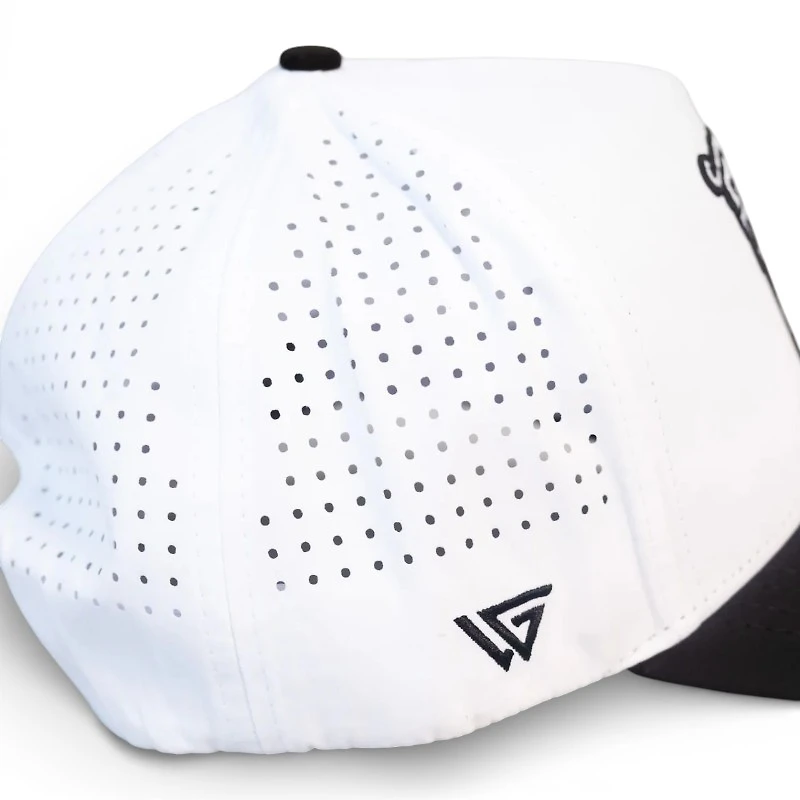 BYU Cougars White and Black Performance Woodn Grail Snapback Hat