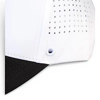 BYU Cougars White and Black Performance Woodn Grail Snapback Hat