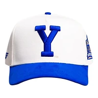 BYU Cougars Courtside Cream and Royal Suede Woodn Grail Snapback Hat