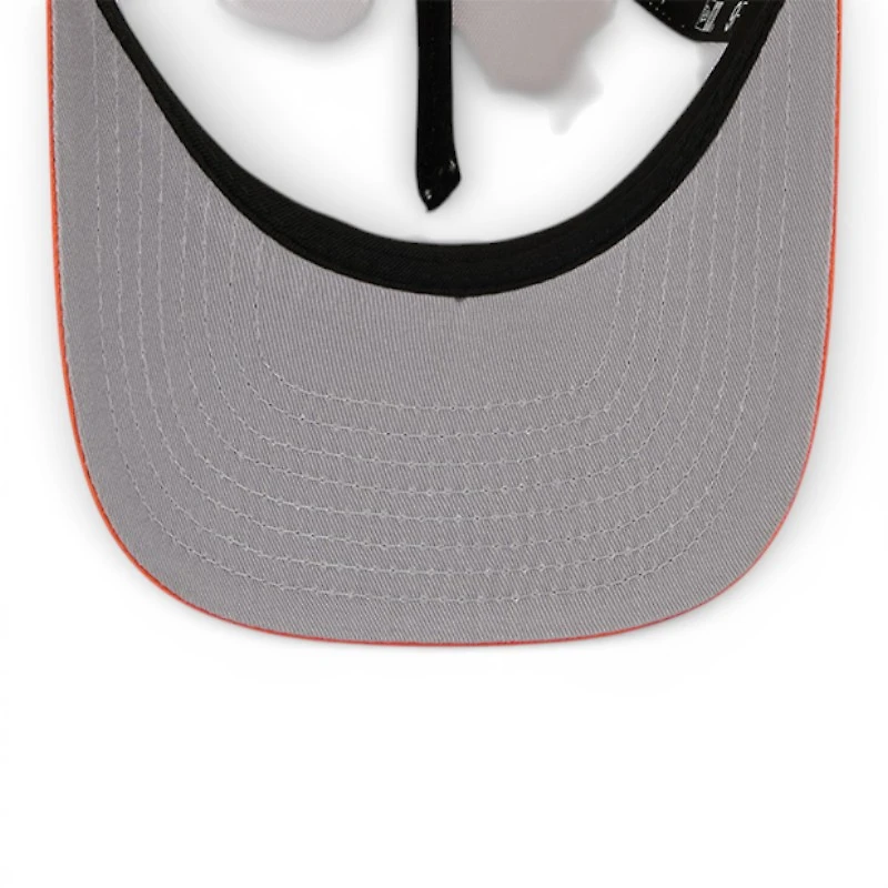 Phoenix Suns Chrome and Orange Hardwood Classics New Era 9FIFTY Snapback Hat