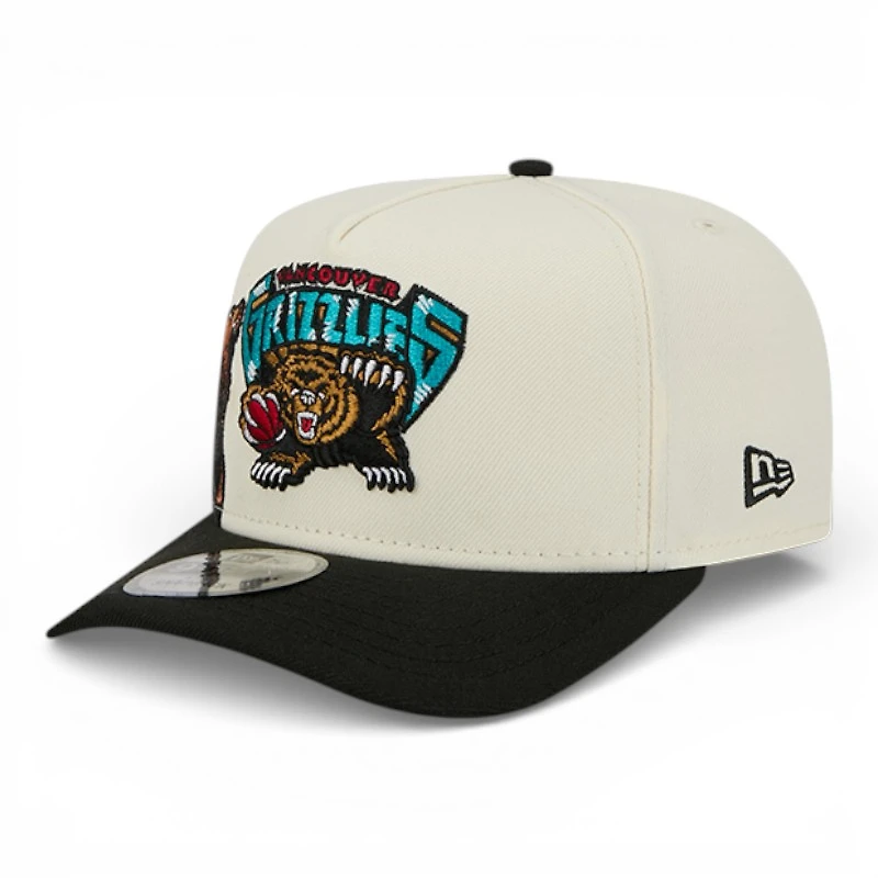 Memphis Grizzlies Chrome and Black Hardwood Classics New Era 9FIFTY Snapback Hat