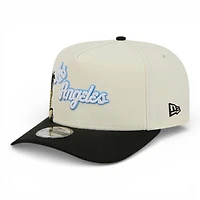 Los Angeles Lakers Chrome and Black Hardwood Classics New Era 9FIFTY Snapback Hat