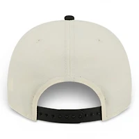 Los Angeles Lakers Chrome and Black Hardwood Classics New Era 9FIFTY Snapback Hat