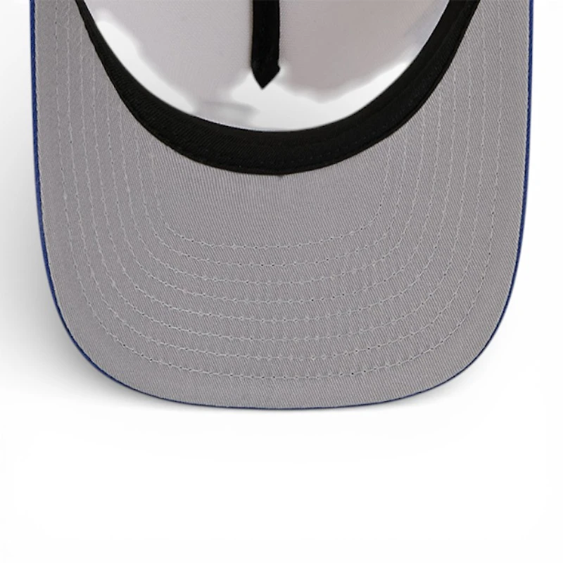 Golden State Warriors Chrome and Royal Blue Hardwood Classics New Era 9FIFTY Snapback Hat