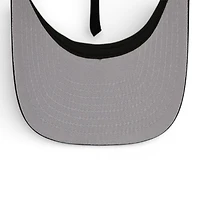 Detroit Pistons Chrome and Black Hardwood Classics New Era 9FIFTY Snapback Hat