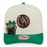 Boston Celtics Chrome and Green Hardwood Classics New Era 9FIFTY Snapback Hat