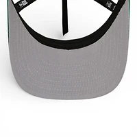 Boston Celtics Chrome and Green Hardwood Classics New Era 9FIFTY Snapback Hat
