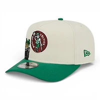 Boston Celtics Chrome and Green Hardwood Classics New Era 9FIFTY Snapback Hat