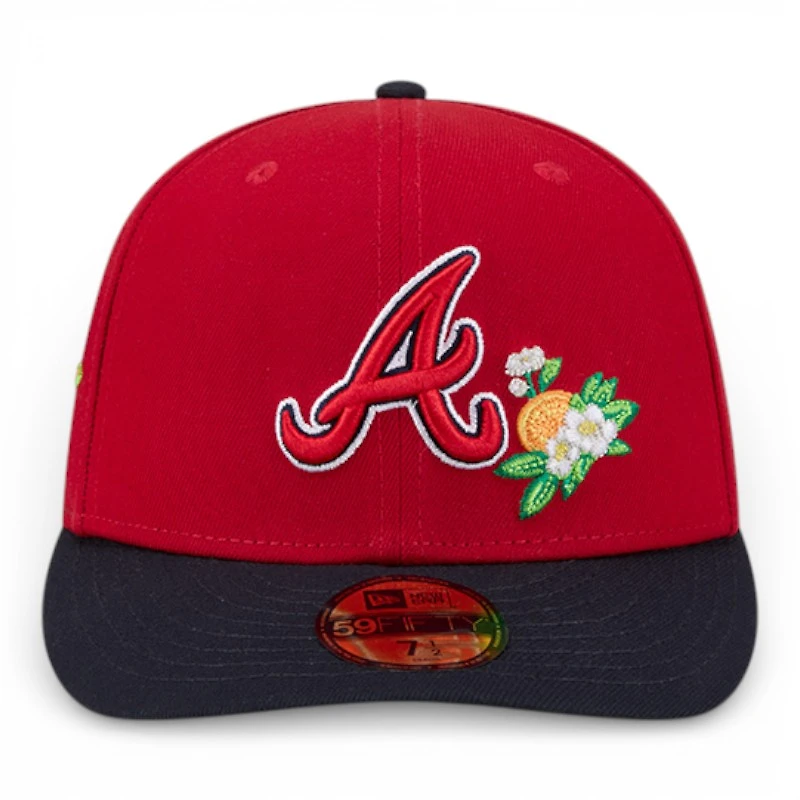 Atlanta Braves Sox Red and Navy 2026 Spring Training Patch New Era 59FIFTY Fitted Hat