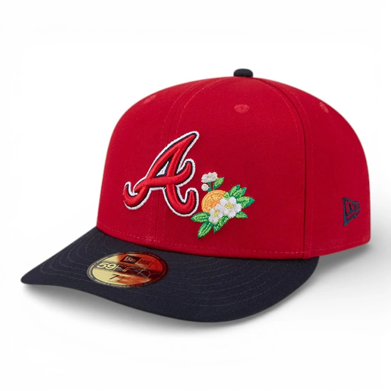 Atlanta Braves Sox Red and Navy 2026 Spring Training Patch New Era 59FIFTY Fitted Hat