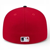 Atlanta Braves Sox Red and Navy 2026 Spring Training Patch New Era 59FIFTY Fitted Hat