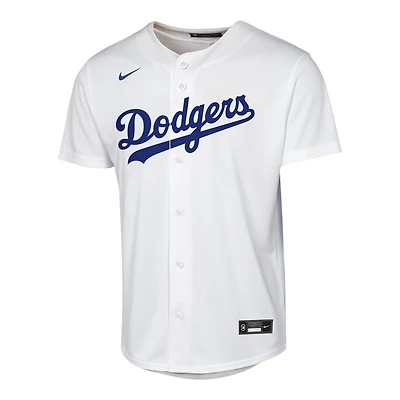 Youth Los Angeles Dodgers Shohei Ohtani White Home Baseline Nike Jersey