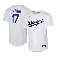 Youth Los Angeles Dodgers Shohei Ohtani White Home Baseline Nike Jersey