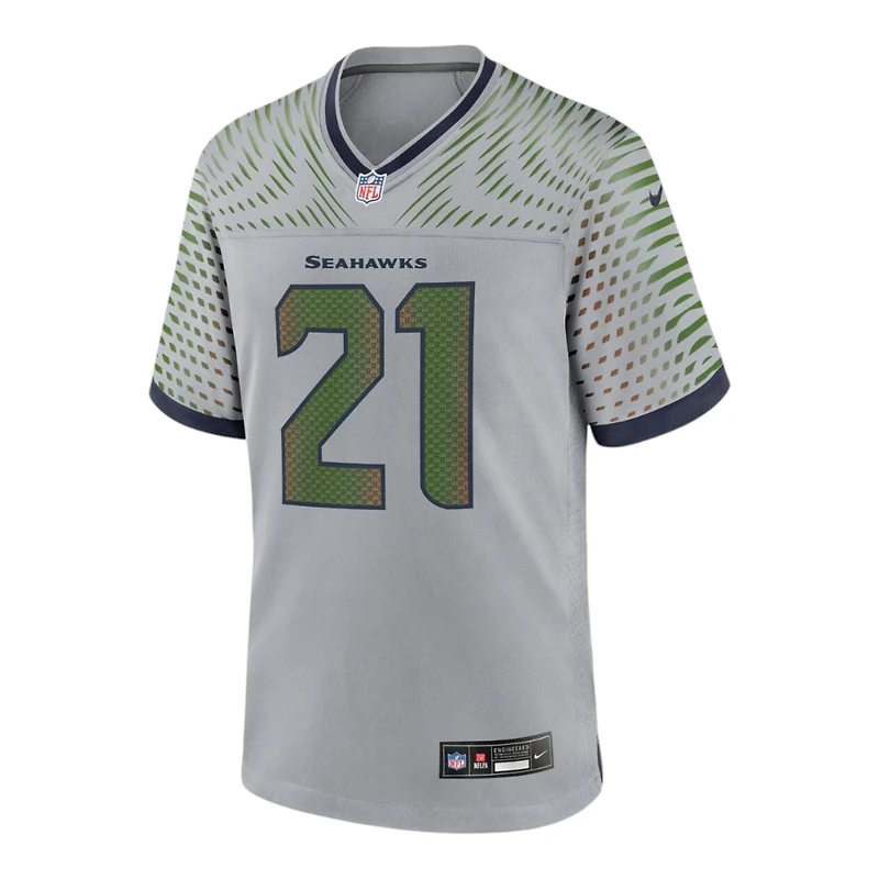 Seattle Seahawks Devon Witherspoon Wolf Gray Rivalries Collection Nike Game Jersey