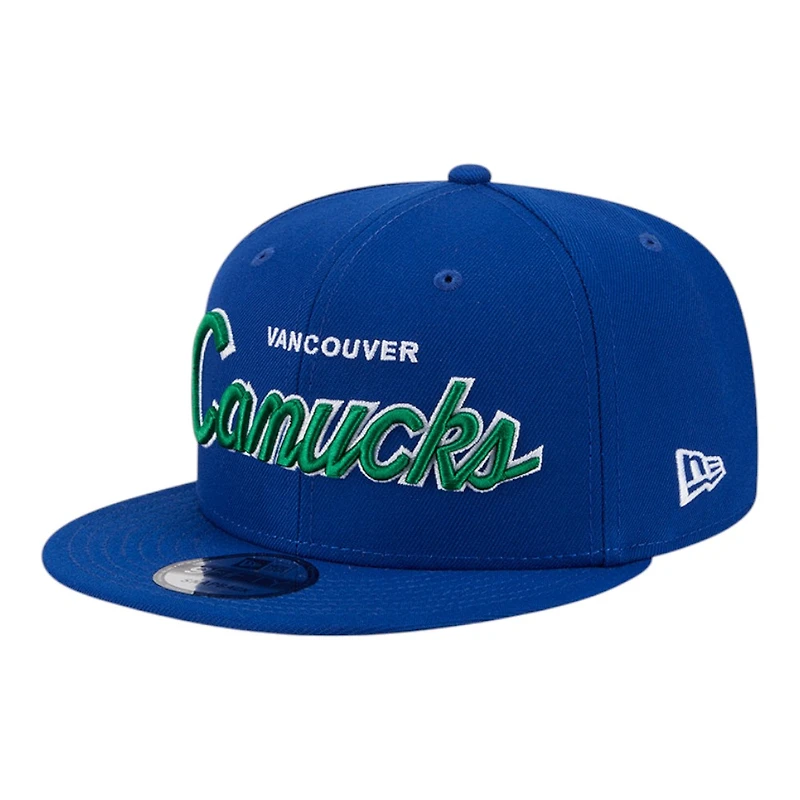 Vancouver Canucks Royal Blue Script New Era 9FIFTY Snapback