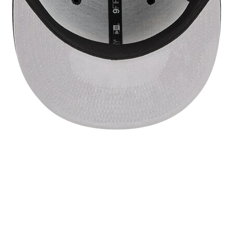 Boston Bruins Black Script New Era 9FIFTY Snapback