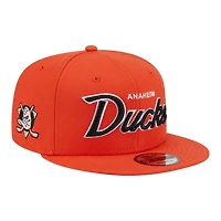Anaheim Ducks Orange Script New Era 9FIFTY Snapback