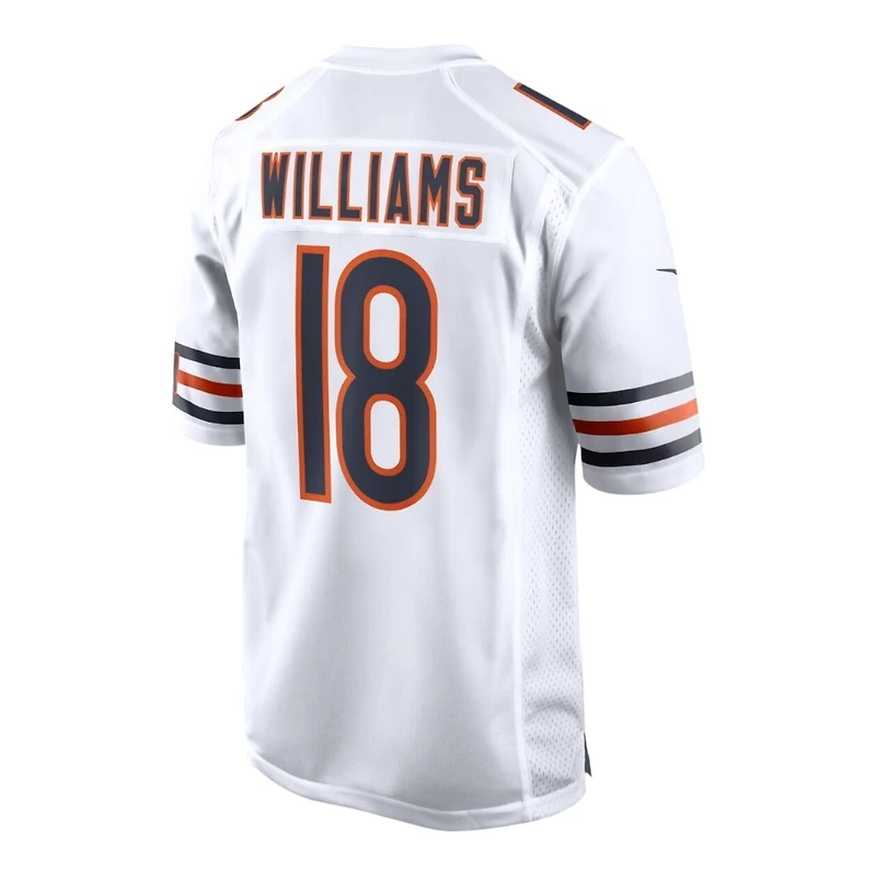 Chicago Bears Caleb Williams White Nike Team Game Jersey