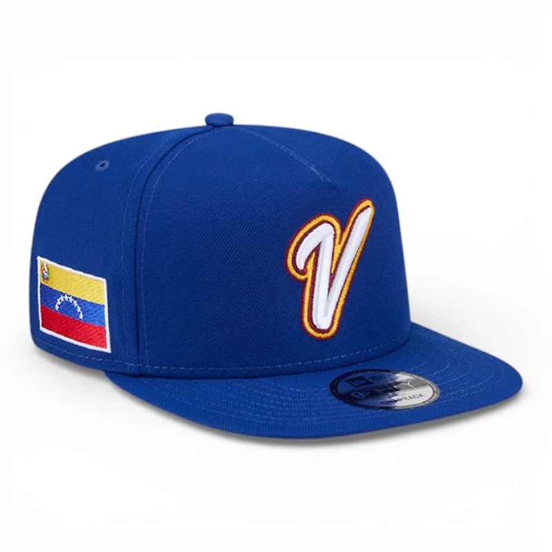 Venezuela Royal Blue Flag Patch 2026 World Baseball Classic WBC New Era 9FIFTY A-Frame Snapback Hat