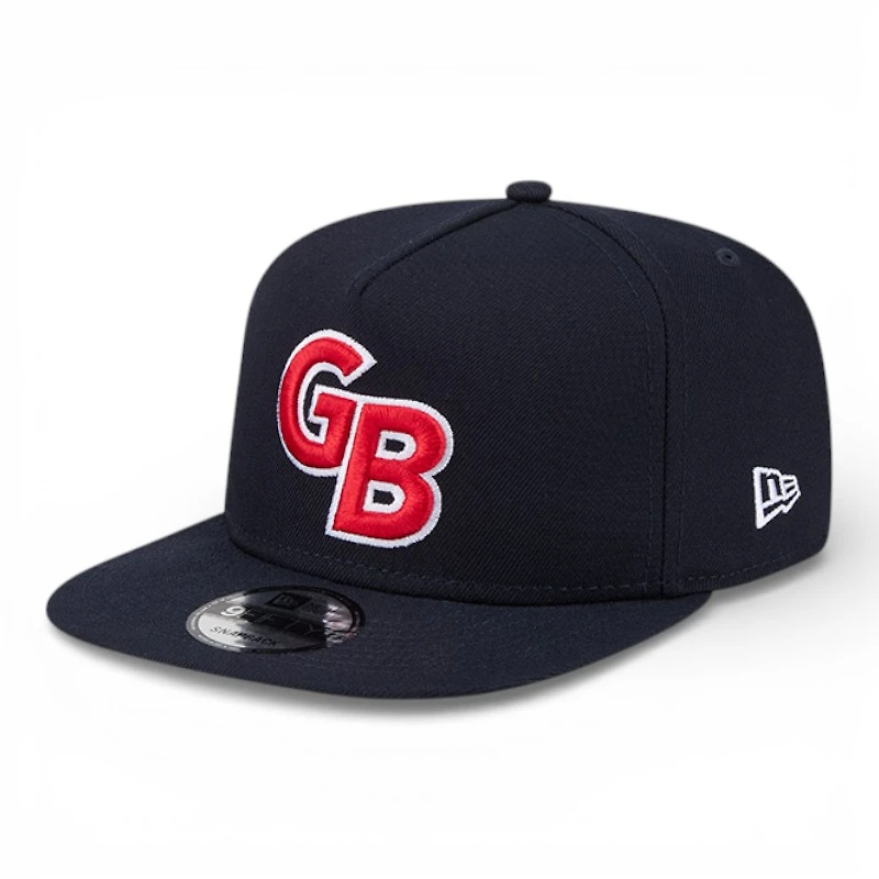 Great Britain Navy Flag Patch 2026 World Baseball Classic WBC New Era 9FIFTY A-Frame Snapback Hat