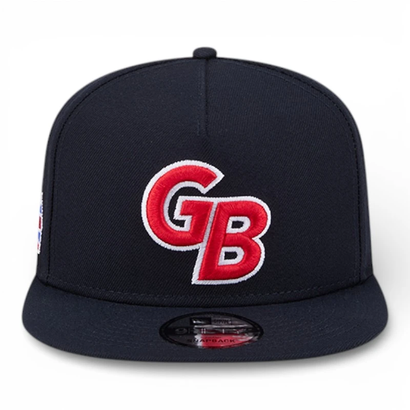 Great Britain Navy Flag Patch 2026 World Baseball Classic WBC New Era 9FIFTY A-Frame Snapback Hat